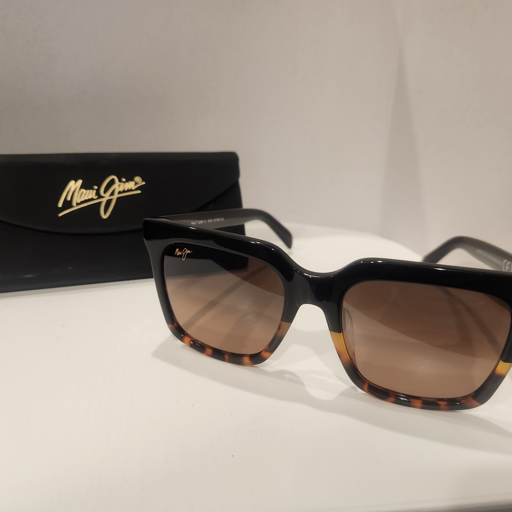 Maui Jim Brown Sunglasses Classic Square Design